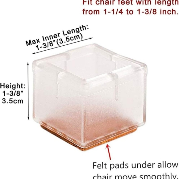 16 Pack Chair Leg Floor Protectors - Picture 5 of 6
